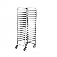 Hot sale stainless steel bread display rack/bread cooling trolley rack/ mobile cooling shelf