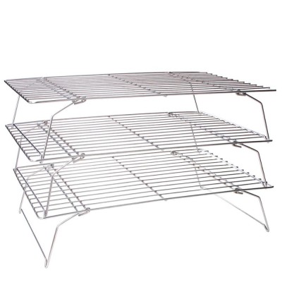 Folding Stainless Steel Cooling Rack For Bread and Cake